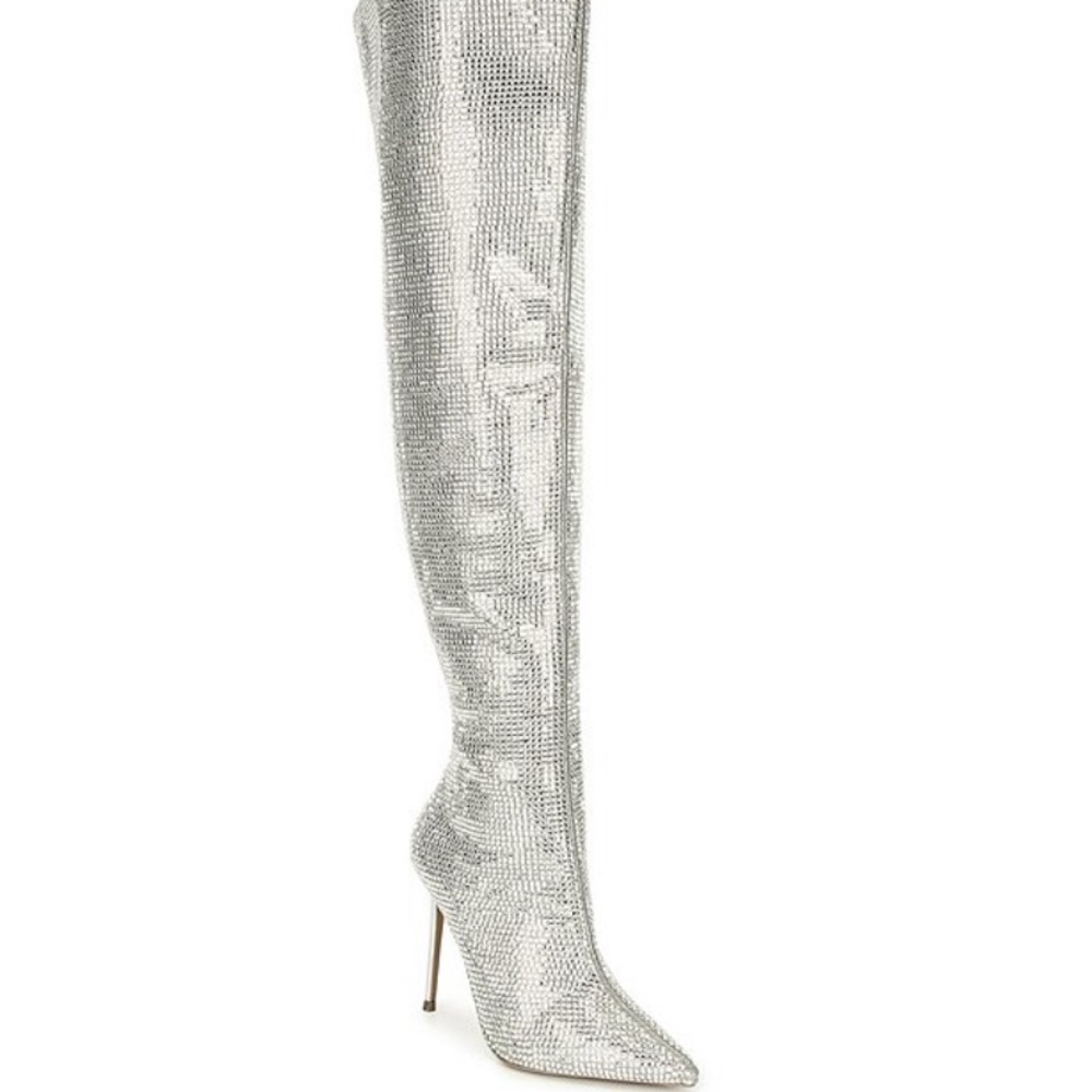 Steve Madden Skyscraper Rhinestone Boots